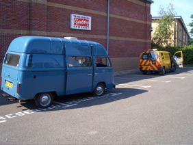 Broken down vw camper